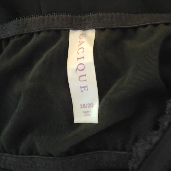 Cacique Black Lingerie. Size 18/20. - Picture 6 of 7